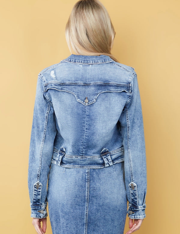 High-End Women's Fashion Brand Hampton Denim Jacket