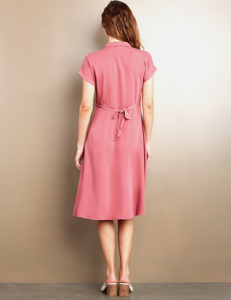 Women's Fashion Brand Empire Waist Midi Dress