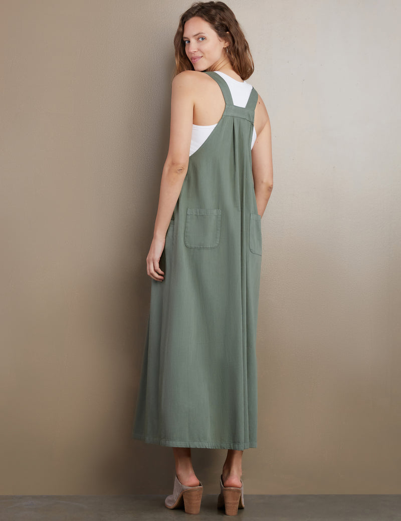 Women's Fashion Brand Army Maxi Overall Dress