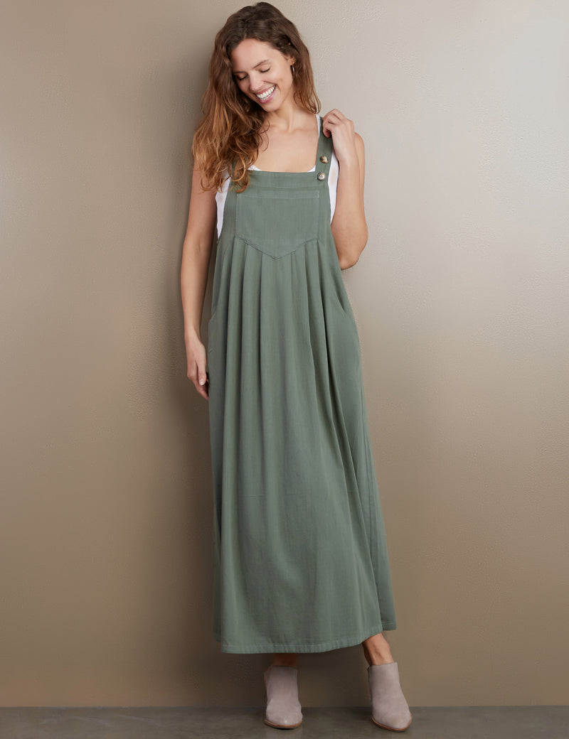 Women's Fashion Brand Army Maxi Overall Dress