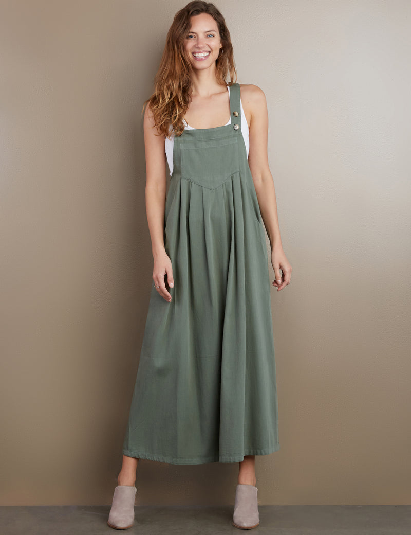 Women's Fashion Brand Army Maxi Overall Dress