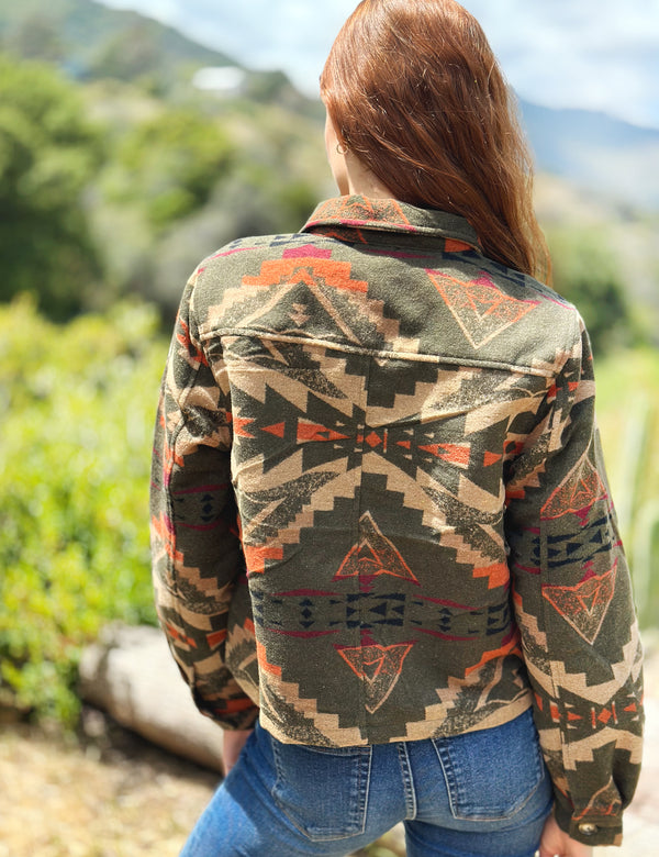 Women's Fashion Brand Southwest Print Jacket