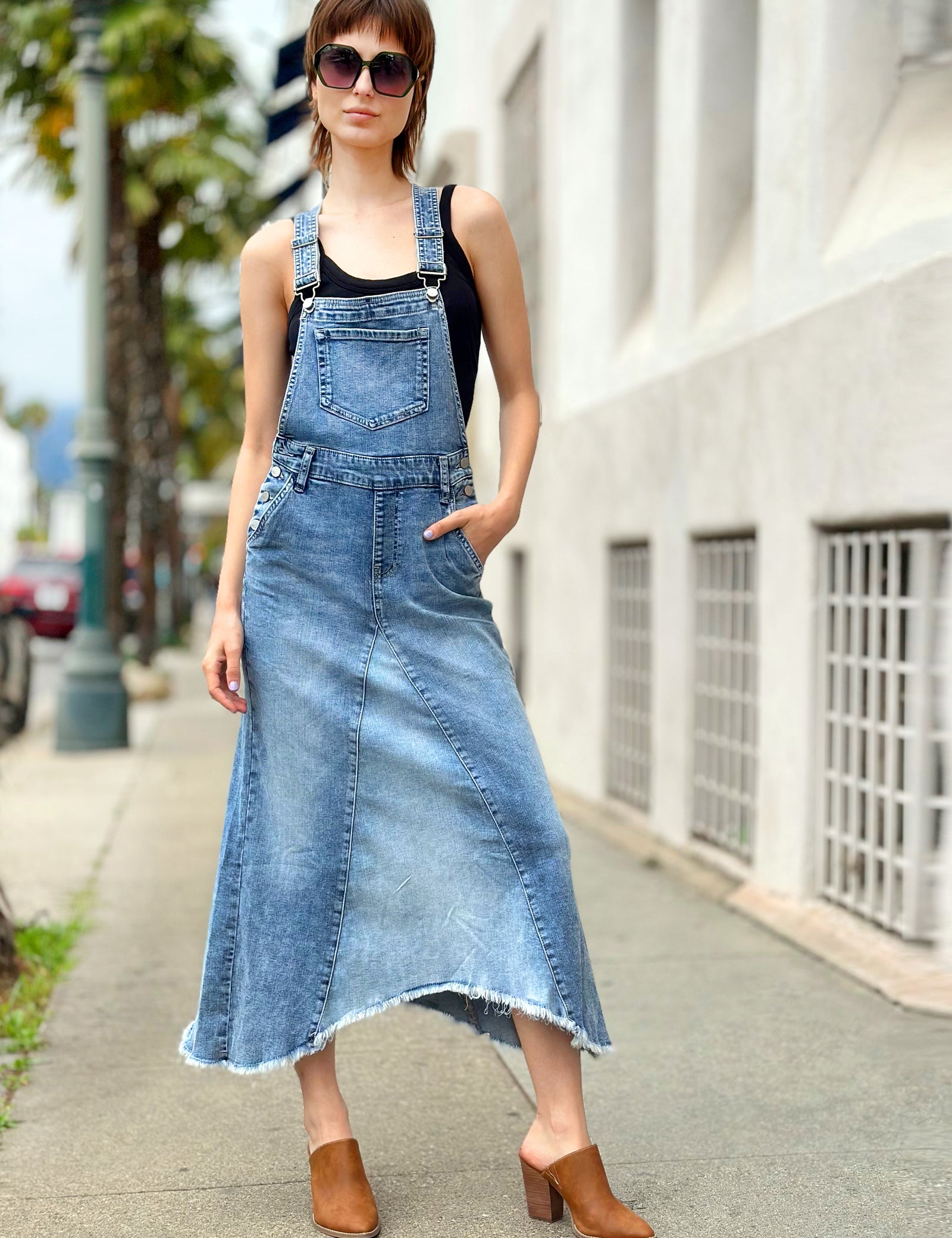 Women's Pieced Denim Jumper – Billy T – billytshop