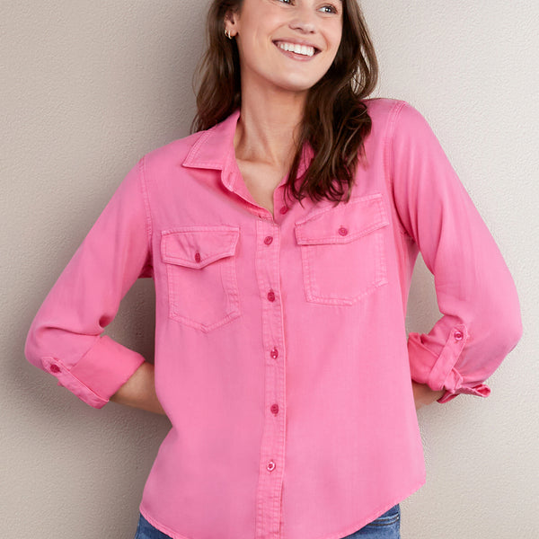 pink dress shirt with jeans 242219