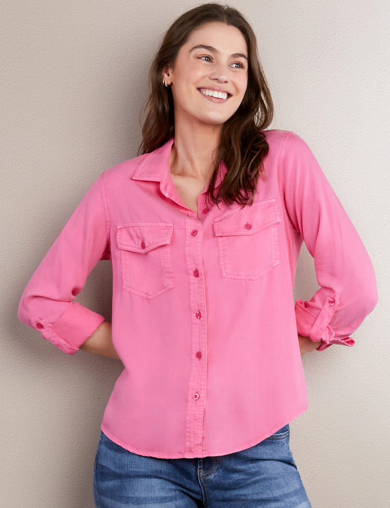 pink women's dress shirt The Best Women's Pink Shirt in 2023