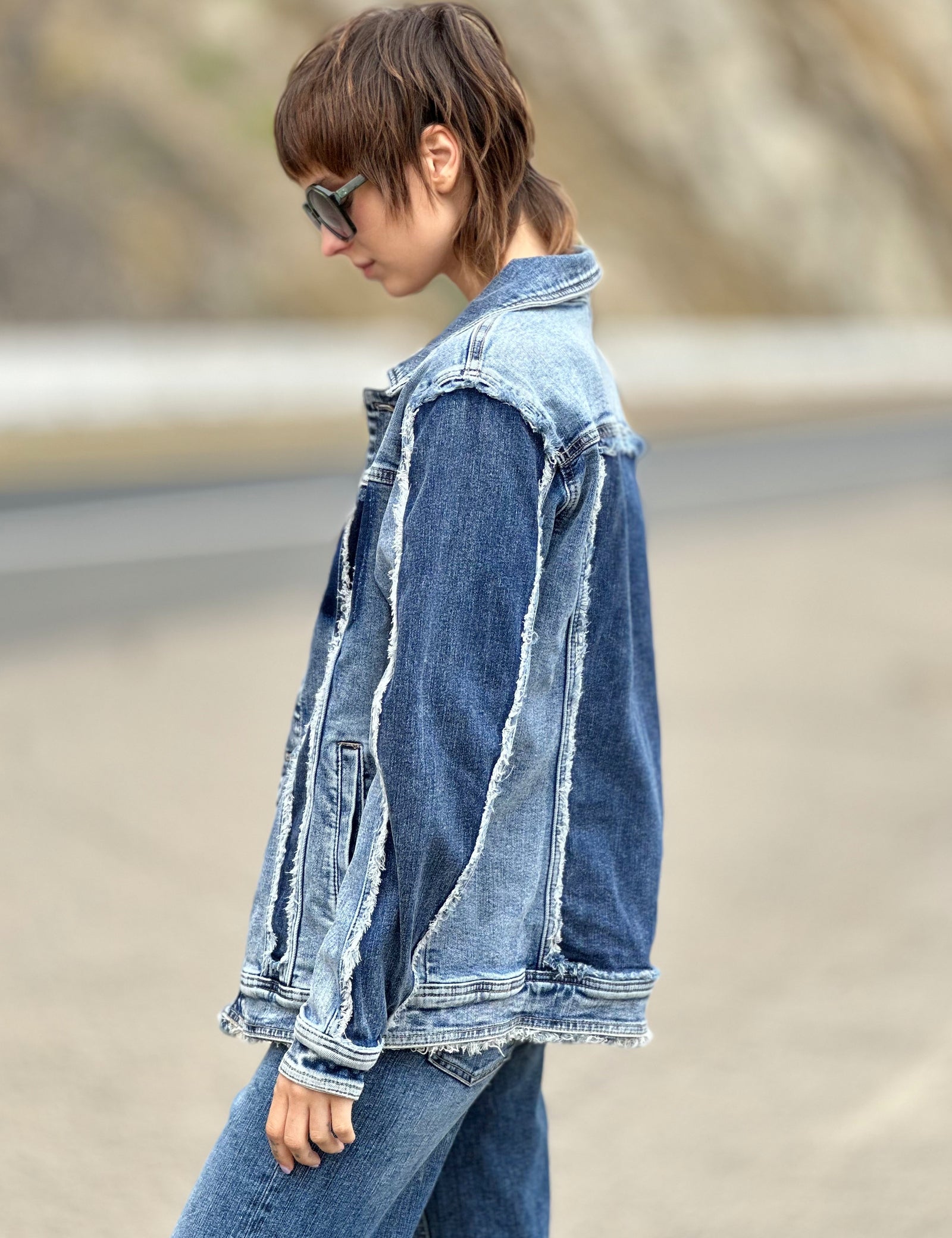 Raw Utility Denim Jacket – billytshop