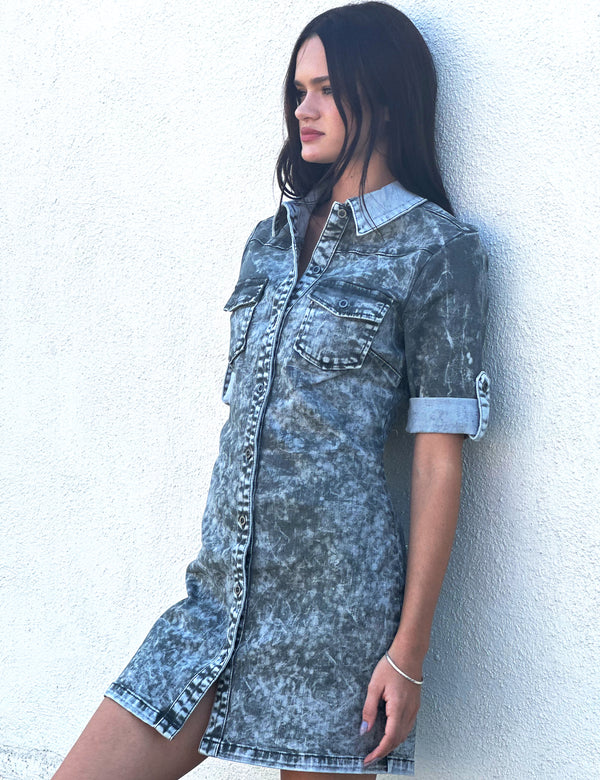 Urban Camo Denim Dress