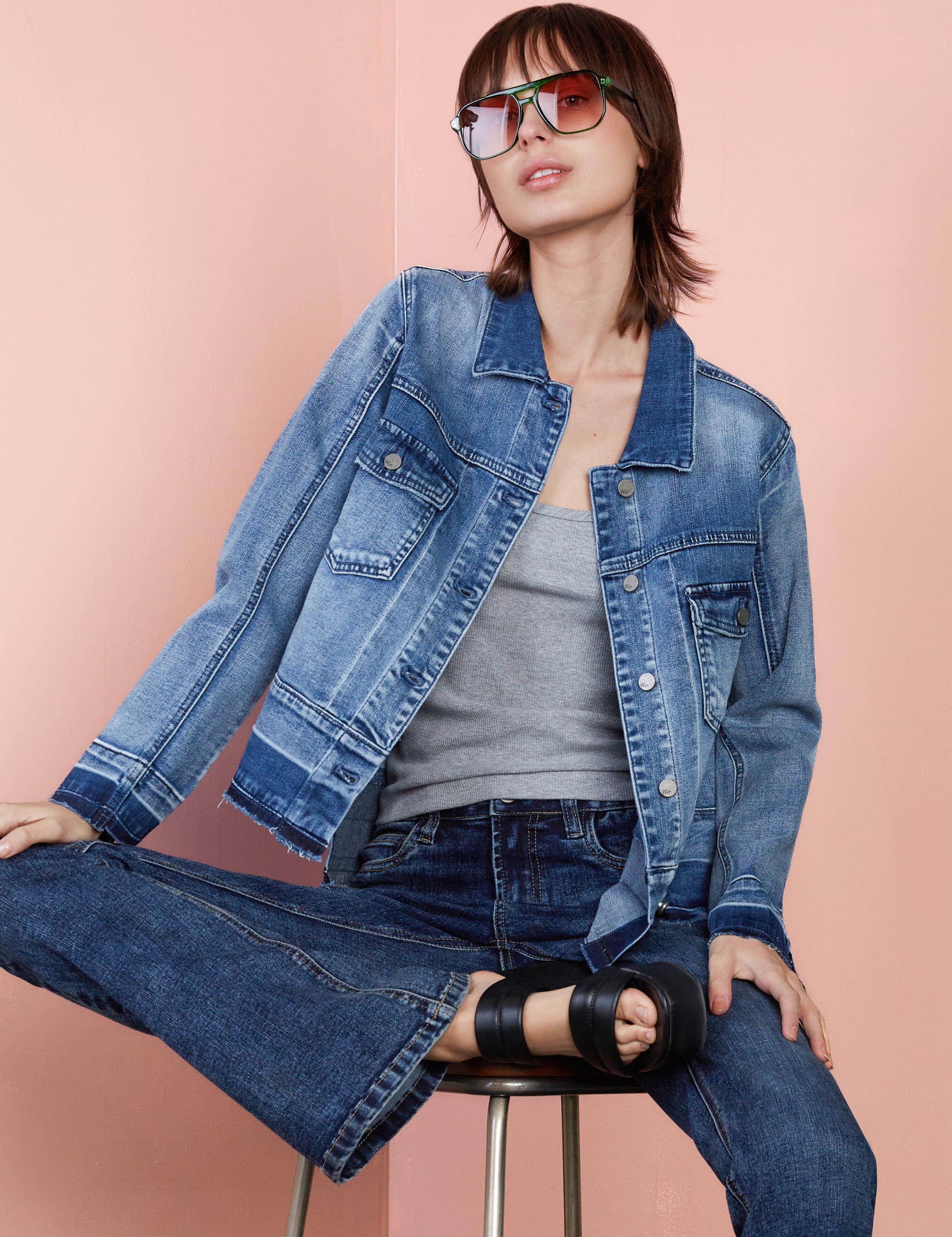 Step-Up Denim Jacket – billytshop