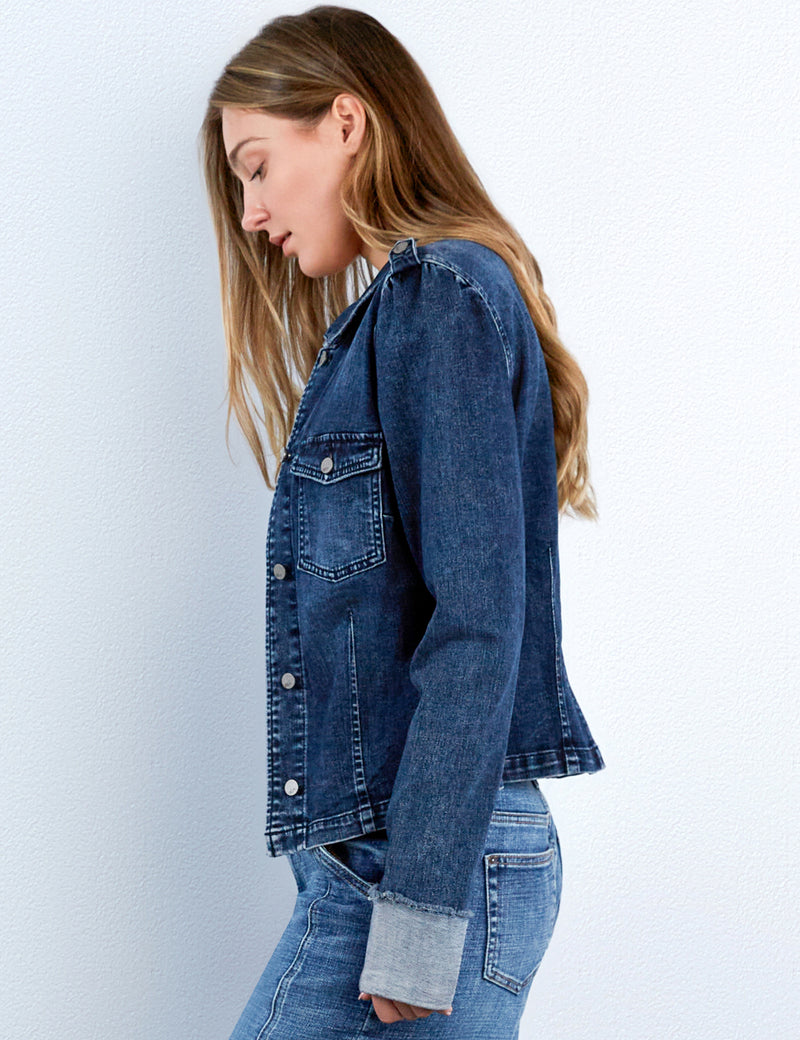 Cuffed Denim Jacket