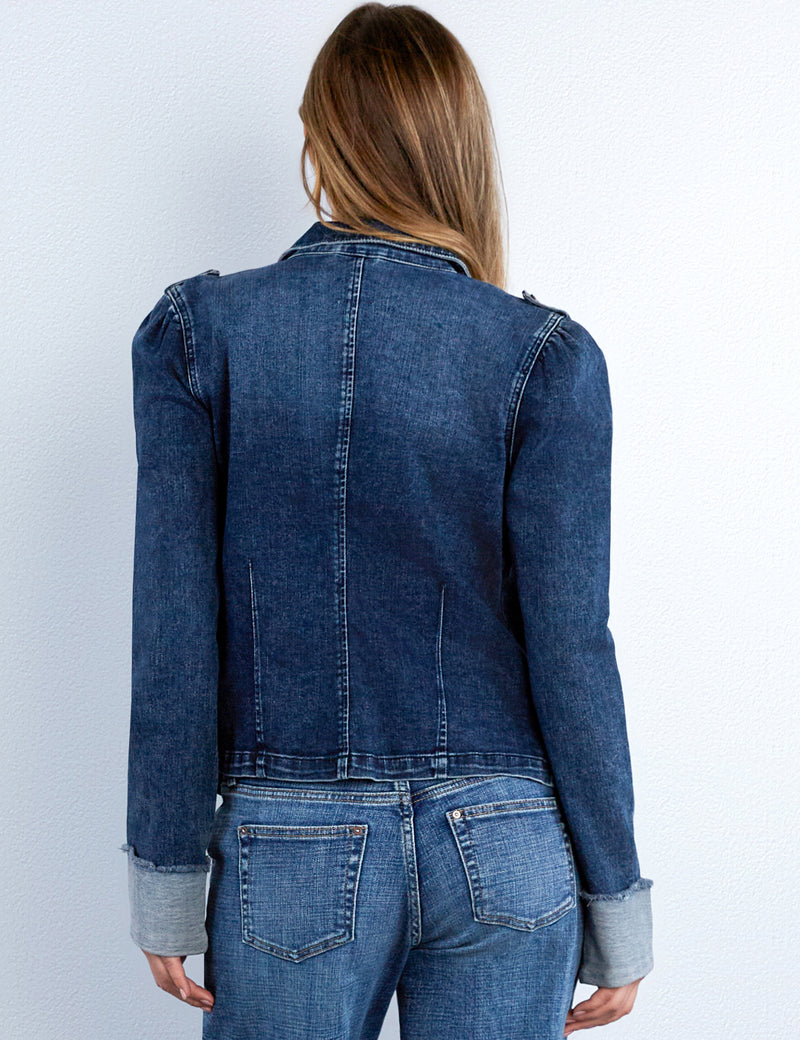 Cuffed Denim Jacket