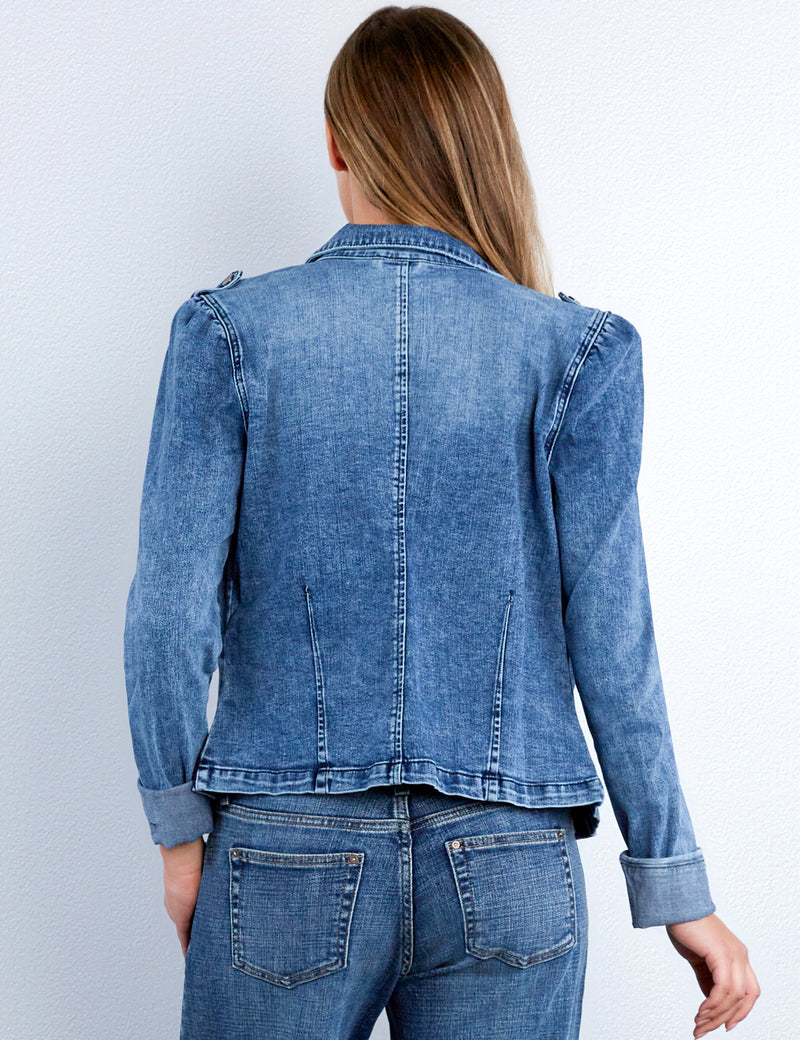 Cuffed Denim Jacket