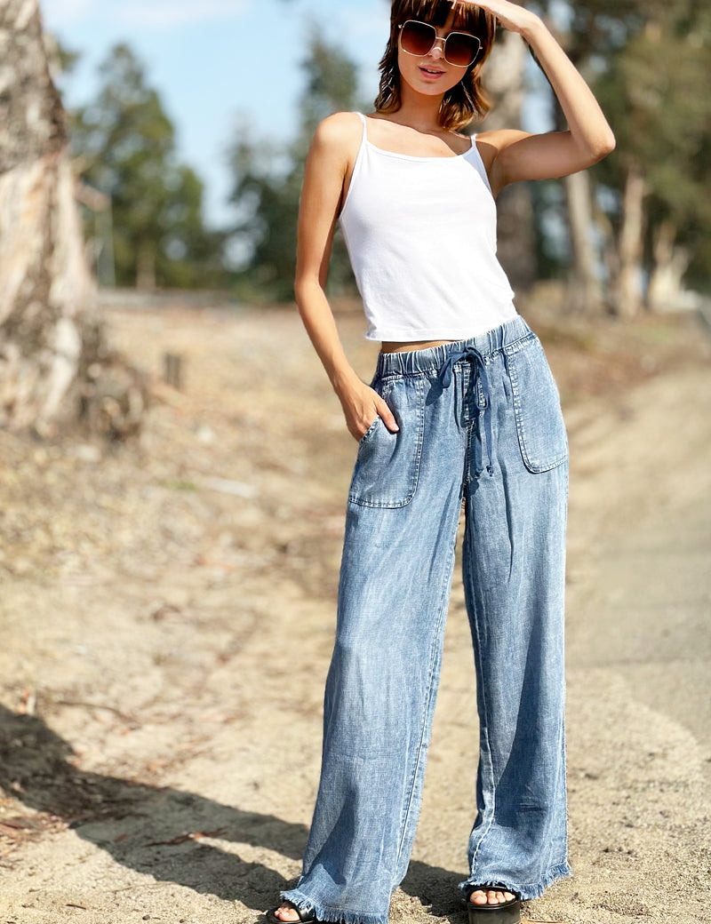 Lola Soft Wide-Leg Denim – billytshop - Main Image