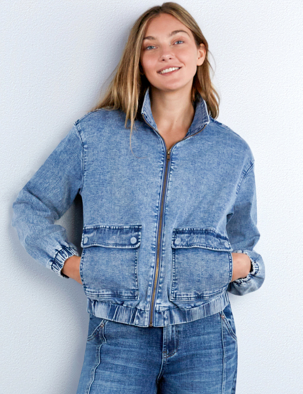 herlipto everyday denim jacket