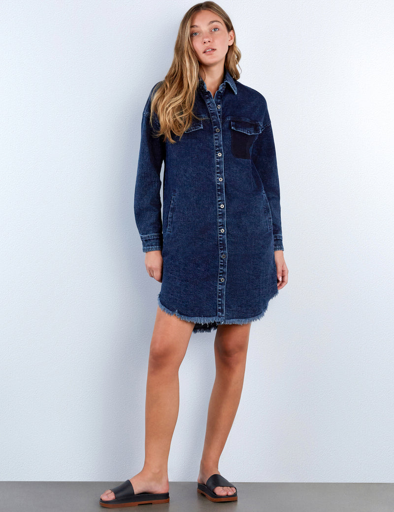 Short Denim Shirtdress