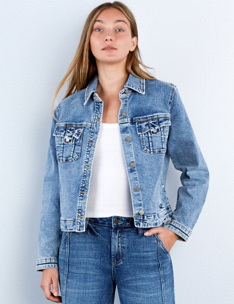 Tab Pocket Jean Jacket