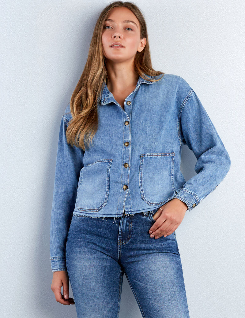 Emma Boxy Denim Jacket