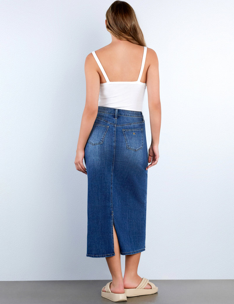 Perfect Denim Pencil Skirt