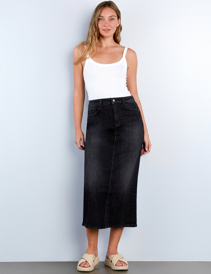 Perfect Denim Pencil Skirt