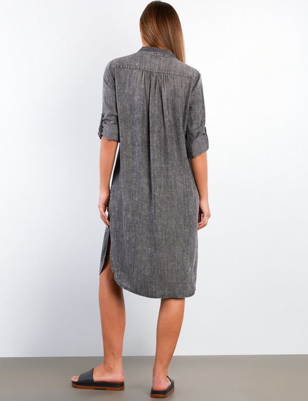 Women's Fashion Ideal Grey BT Shirtdress