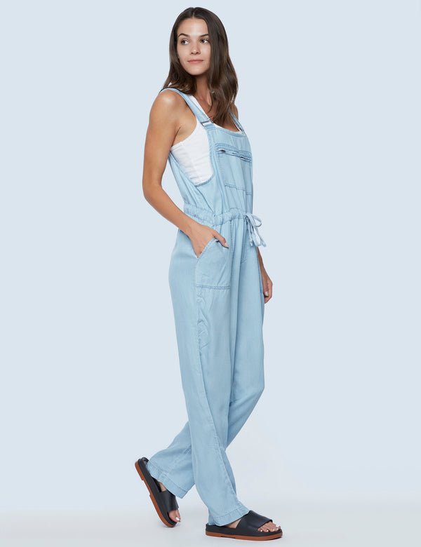 Everyday Overalls Light Blue Side View