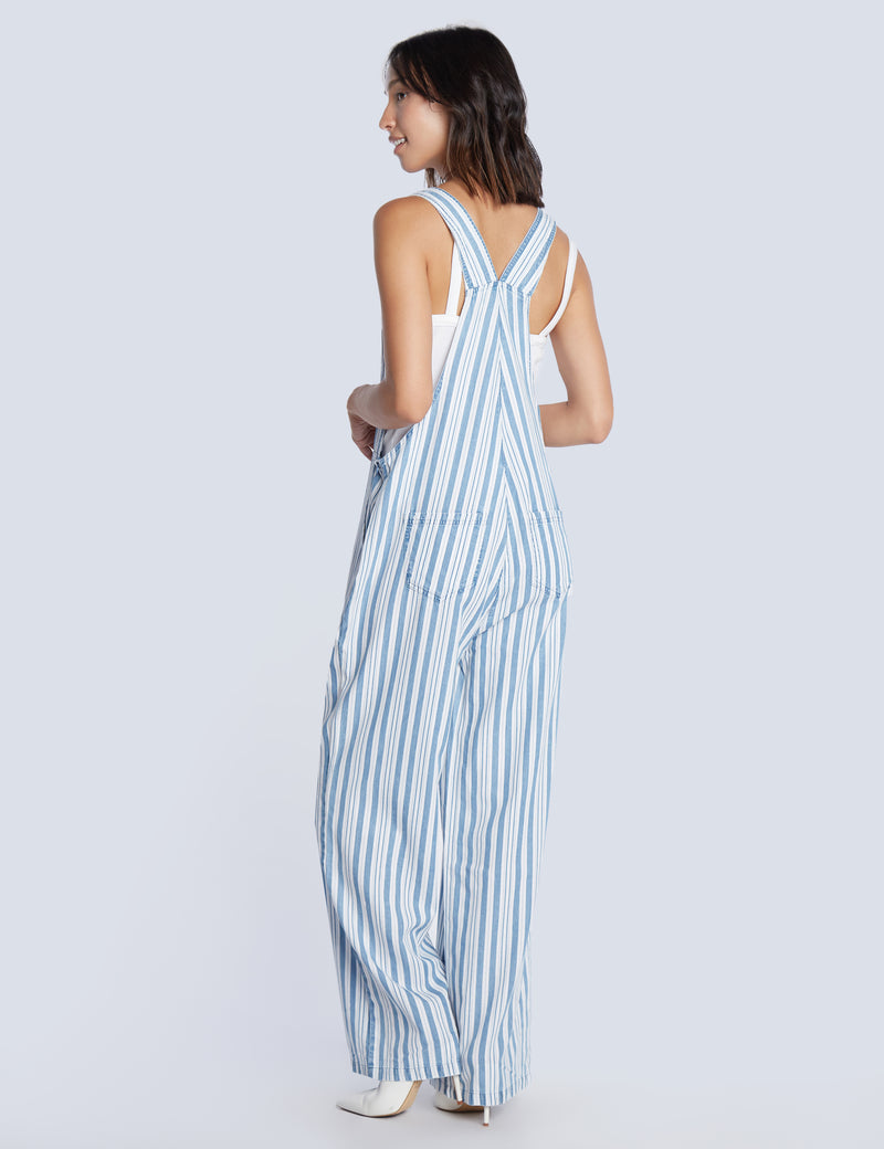 Flow Wide-Leg Overalls Side View