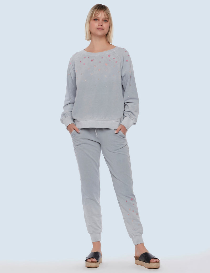 Stardust Jogger Light Grey Front View